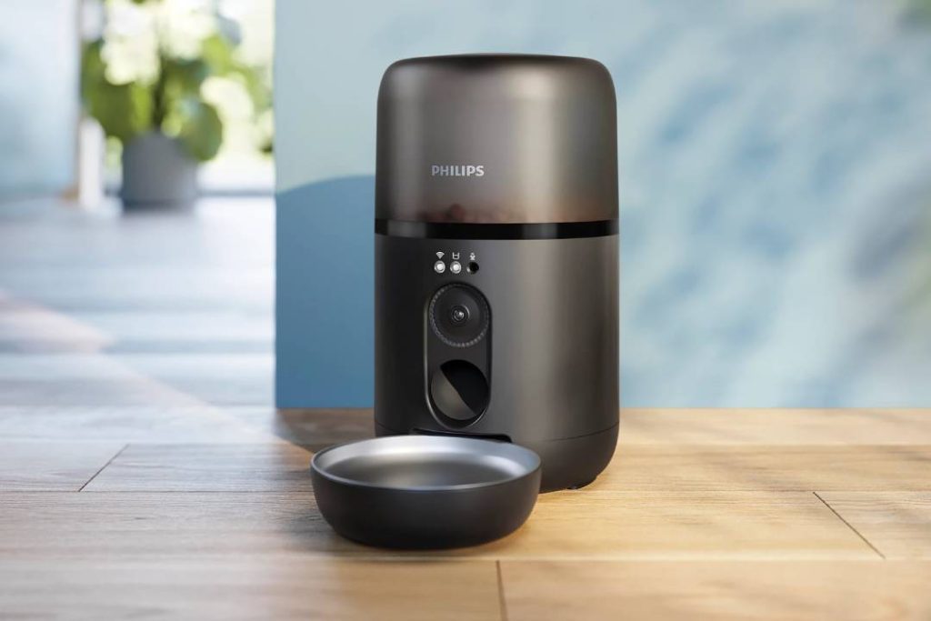 Pettadore Nutri View - Voerautomaat Kat/Hond - Smart met App en 1080p Camera, Automatische voerbak met Applicatie, Smart Voerbak met meldingen en sterk rotatiesysteem, op afstand bestuurbaar 3.7L